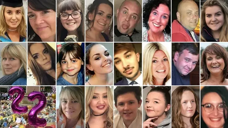 22 Manchester bomb victims